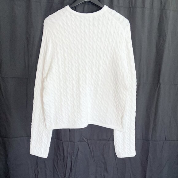 Nwt J Crew Odette cable-knit sweater lady blazer jacket in cotton-blend boucle - Picture 3 of 7